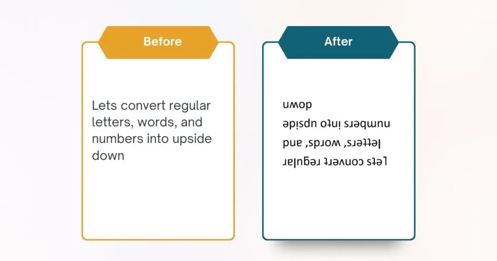 Upside Down Text Generator – Invert & Convert letters 1 upside down text generator
